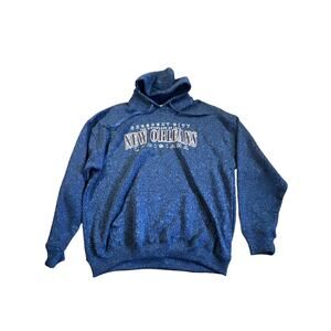New Orleans The Birthplace Of Jazz Hooded Pullover Heavy Cotton Blue Size 2XL